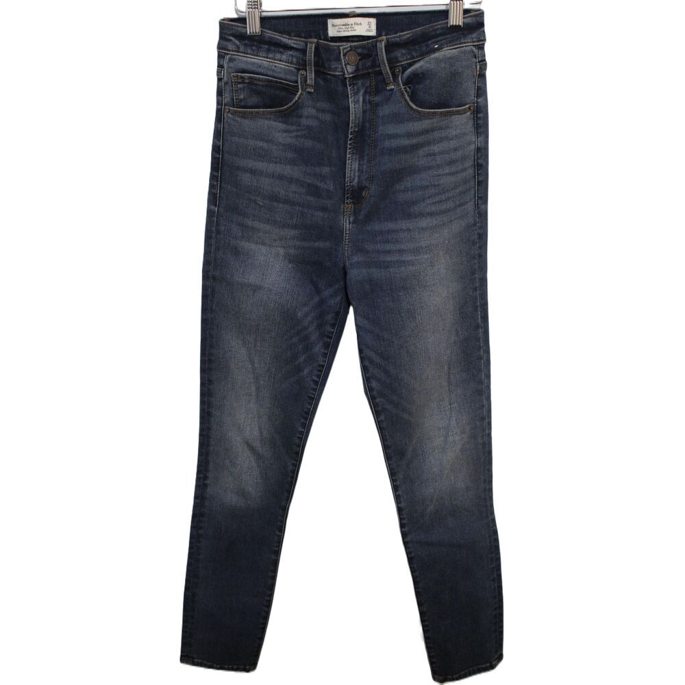 Womens Abercrombie & Fitch Ultra High Rise Super Skinny Ankle Jeans Size 27 4 L
